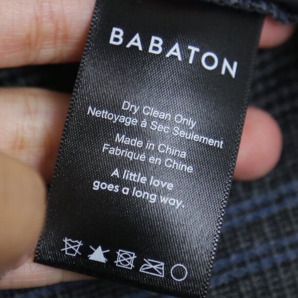 Aritzia Babaton Power Hip Plaid Open-front Drapey Blazer Jacket Size 6 - Picture 6 of 9